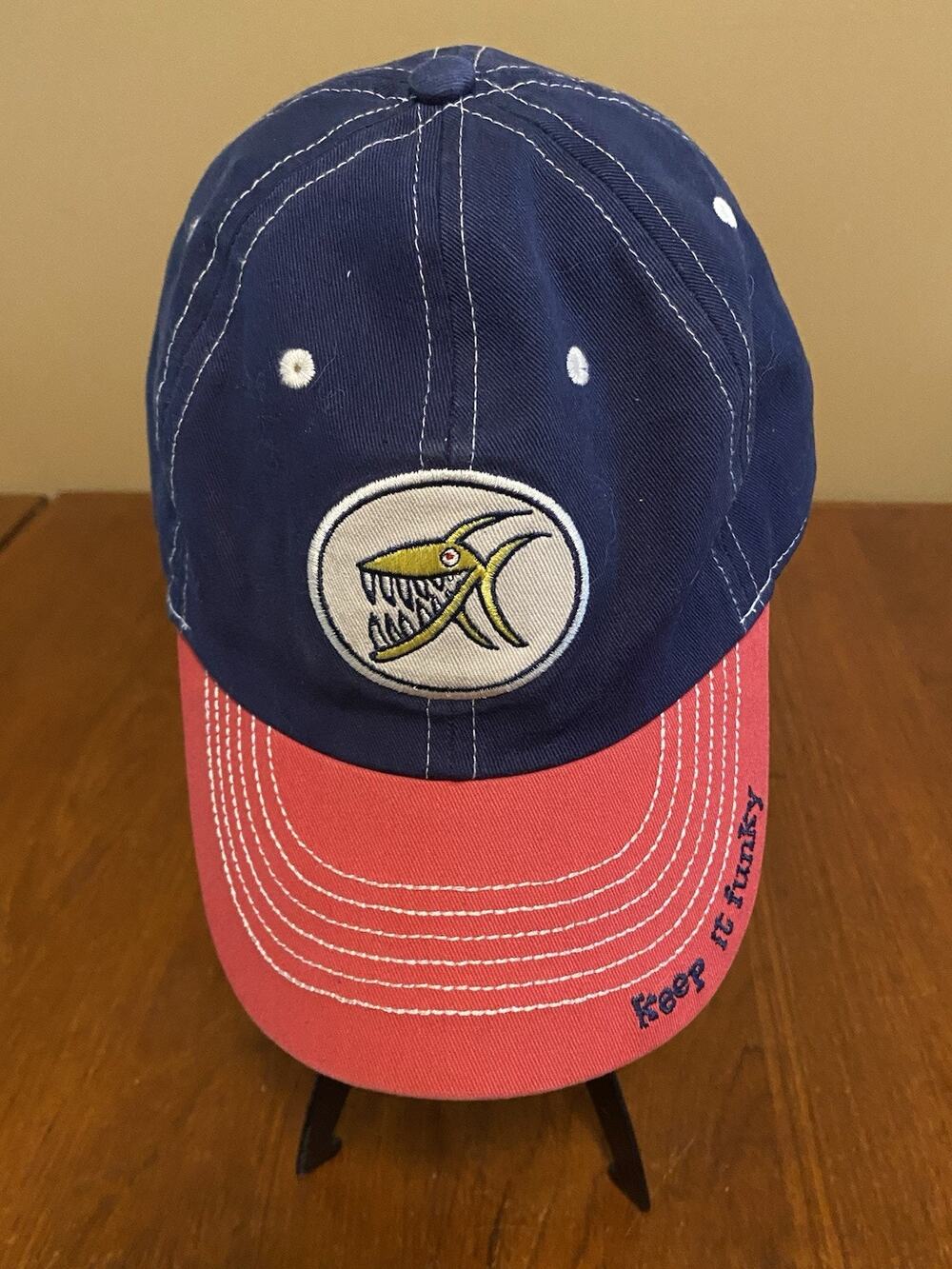BIG HED Ball Cap Hat Keep It Funky Adjustable Snapback Mesh Trucker Hat